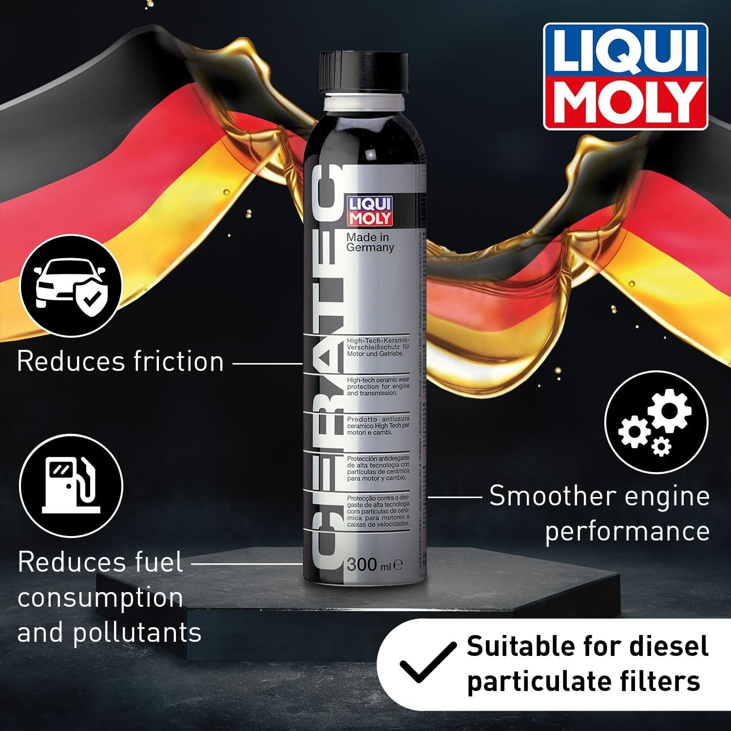 Liqui Moly CERATEC Engine Oil Additive 300ml Can LM 20002 3721
