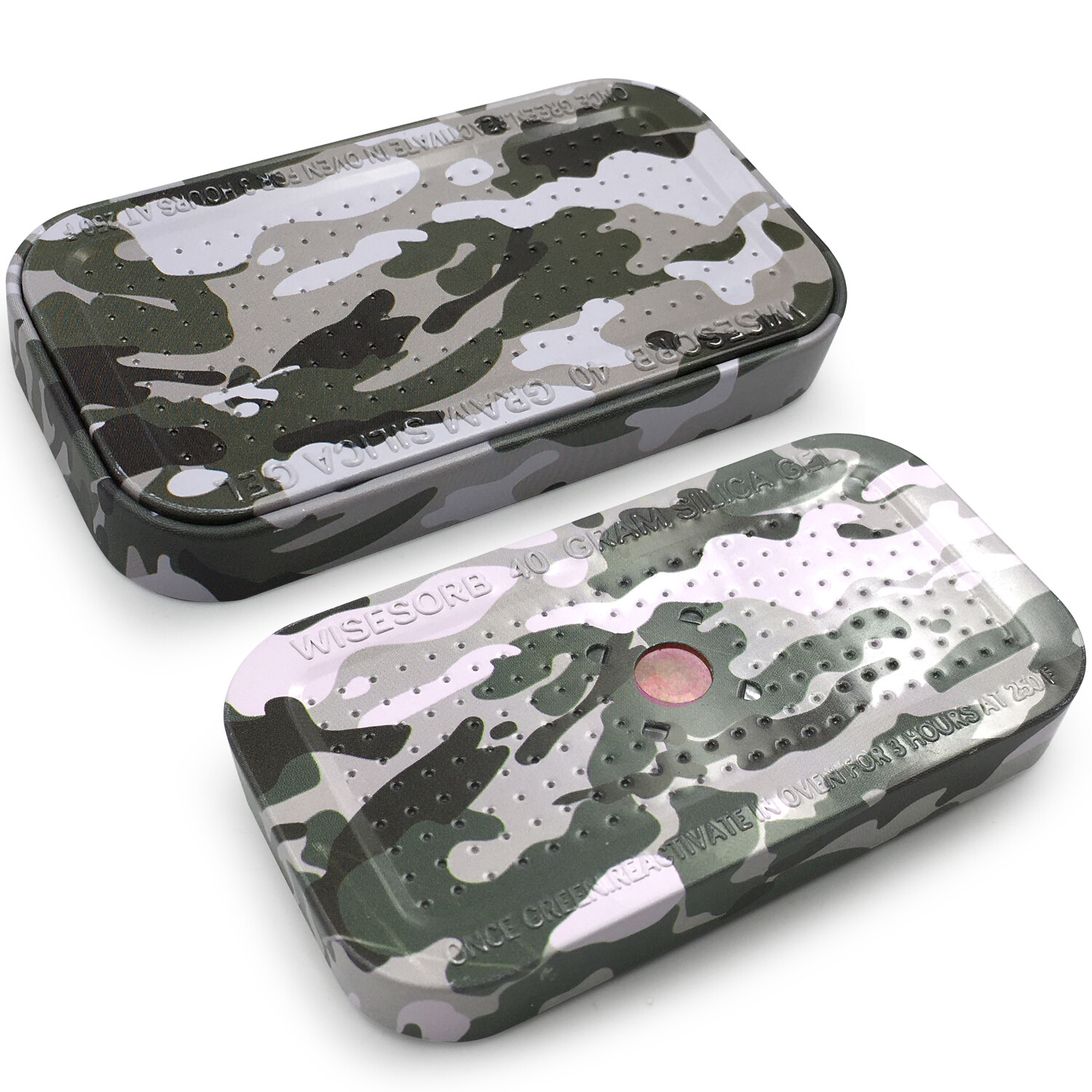 40 Gram Reusable Indicating Desiccant Gun Safe Dehumidifier Silica Gel Canister