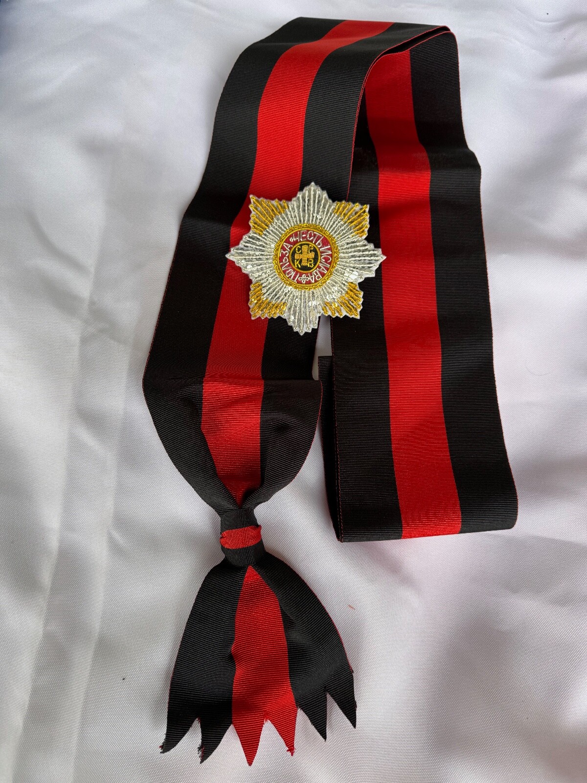 Russian Imperial Order of St.Vladimir Embroidered star, perfect replica 1820s