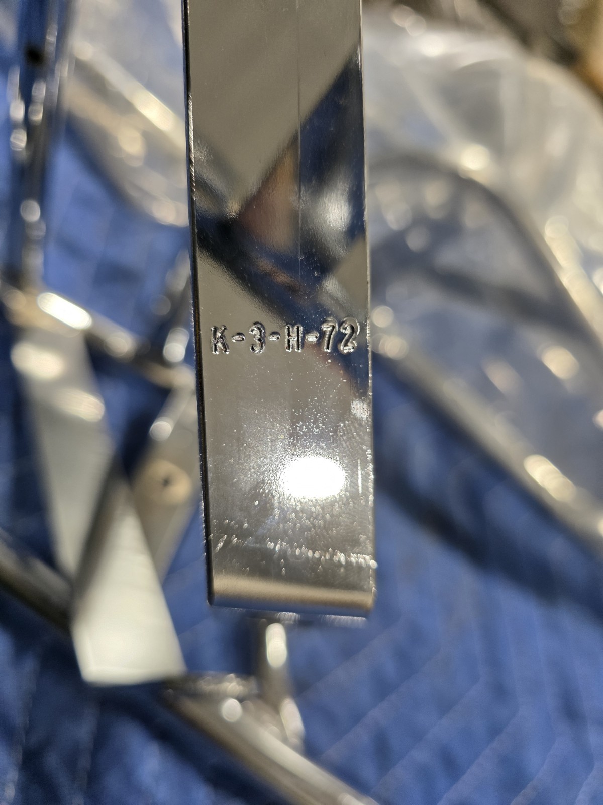 1971 1972 1973 NOS Honda CB350 CB CL 350 CL350 Chrome Rear Luggage Rack Carrier