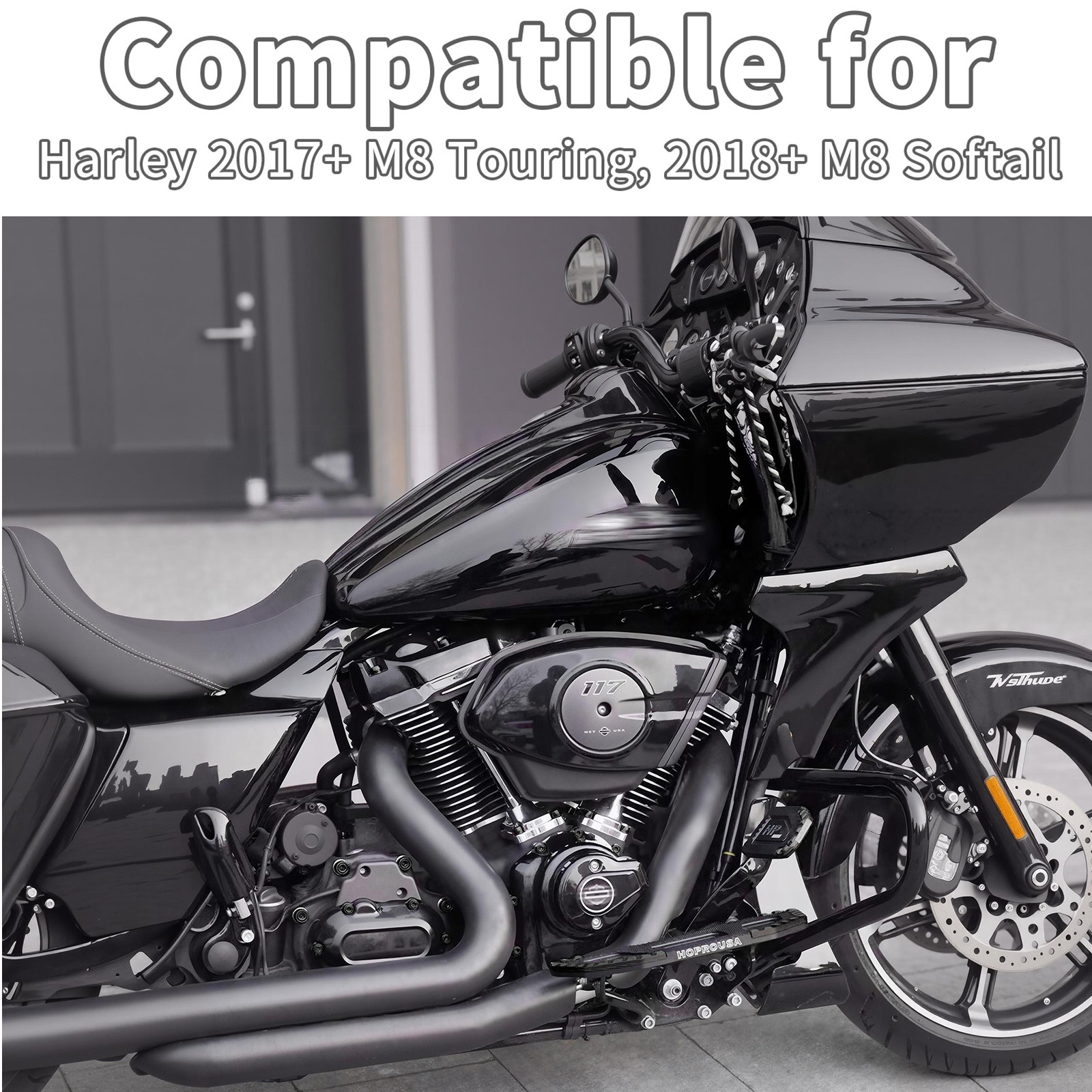 Stainless Engine Screw Bolts Kits For Harley M8 Touring Road Glide Softail 2018+