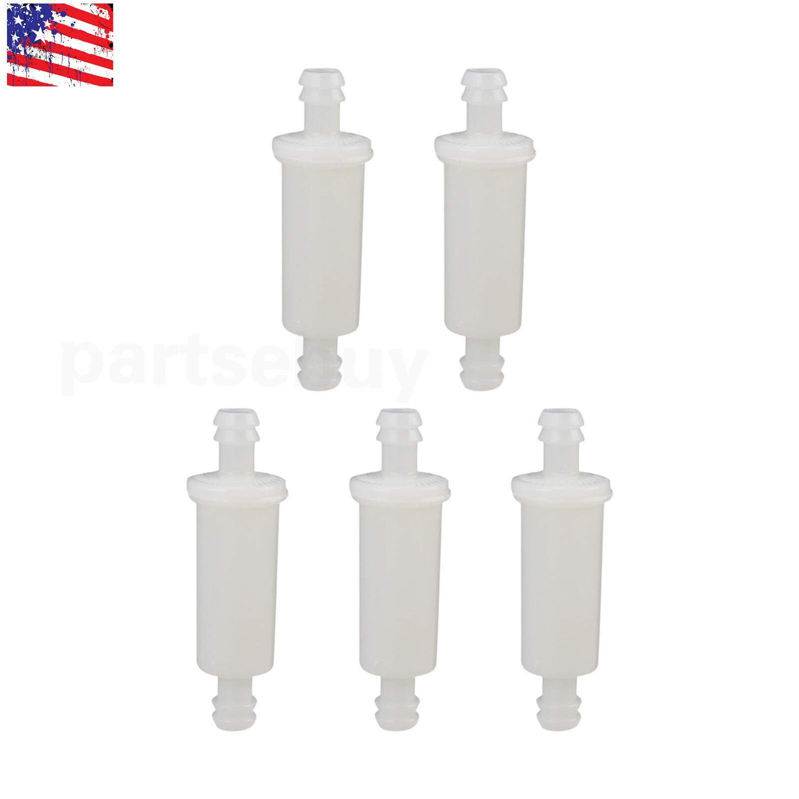 5x Inline Fuel Filter For Polaris ATV Sportsman Magnum Snowmobile 2530009 Part