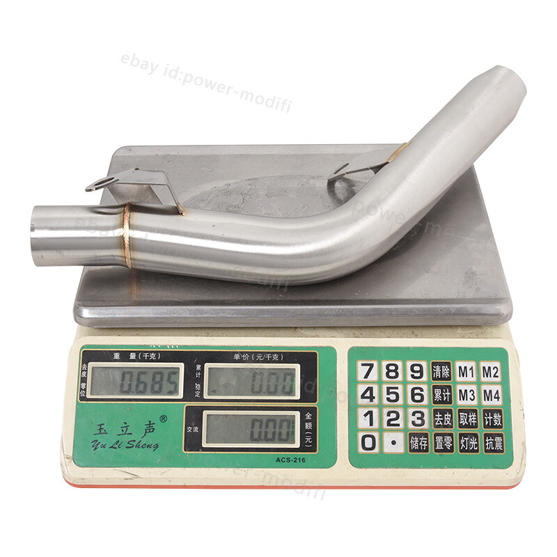 For Suzuki GSXR600 GSX-R750 2011-2024 Steel Connect Exhaust Tips Mid Link Pipe