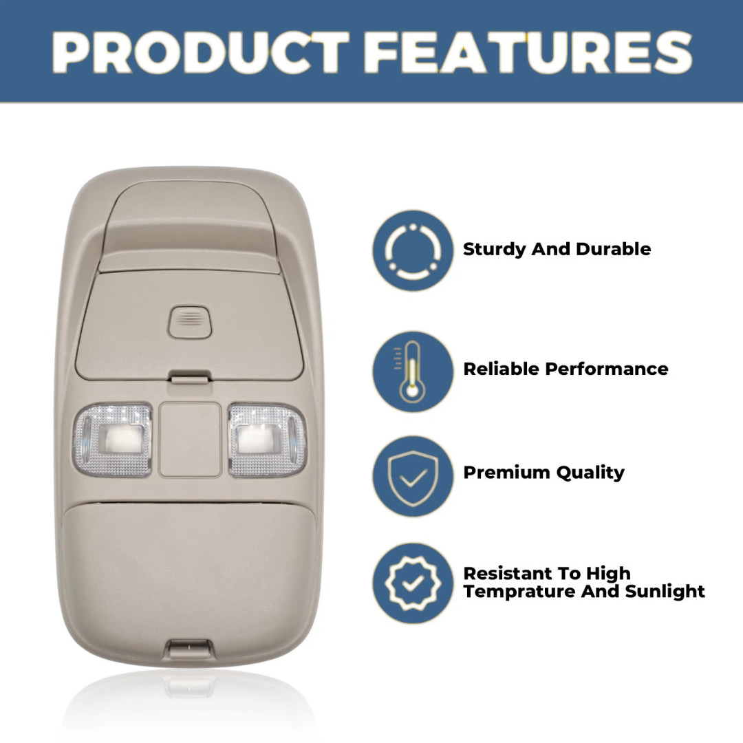 Overhead Console Dome Light Storage For 1998-2001 Dodge Ram 1500 2500 55350657