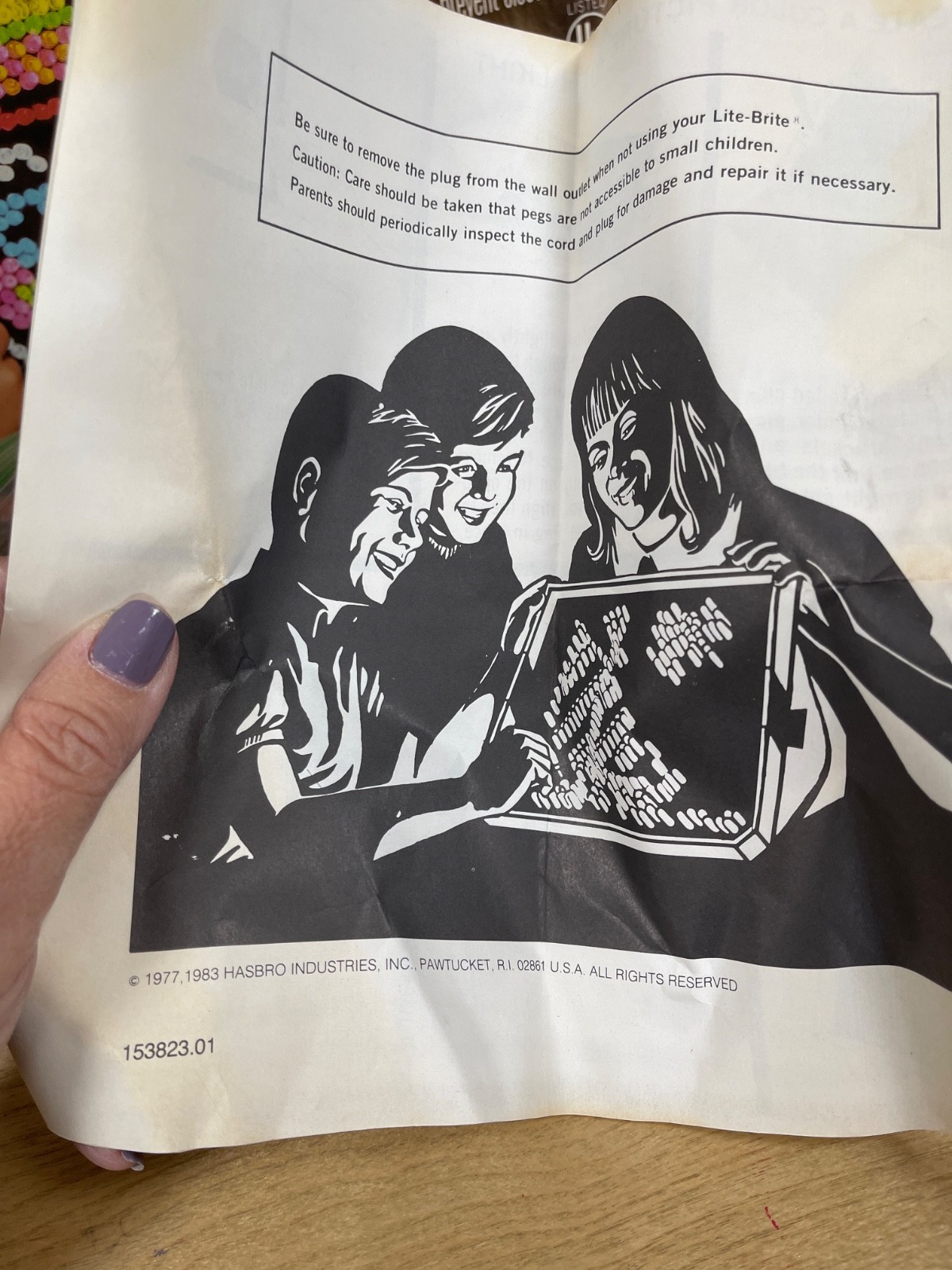 Lite Brite Vintage 1983 In Original Box Pegs Pages Works Retro 80s