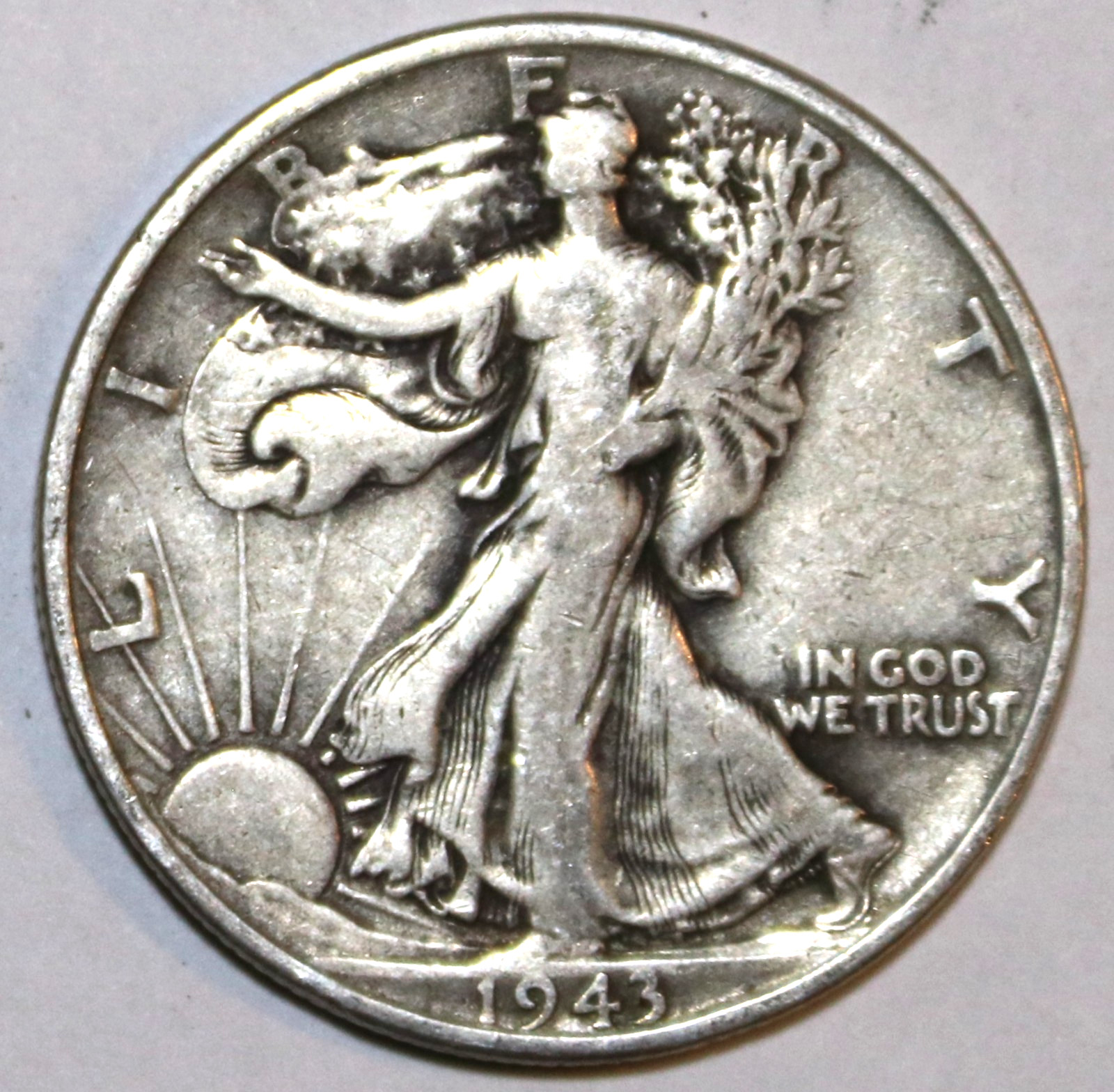 1943-P Walking Liberty Half Dollar - Very Fine - #1393EC