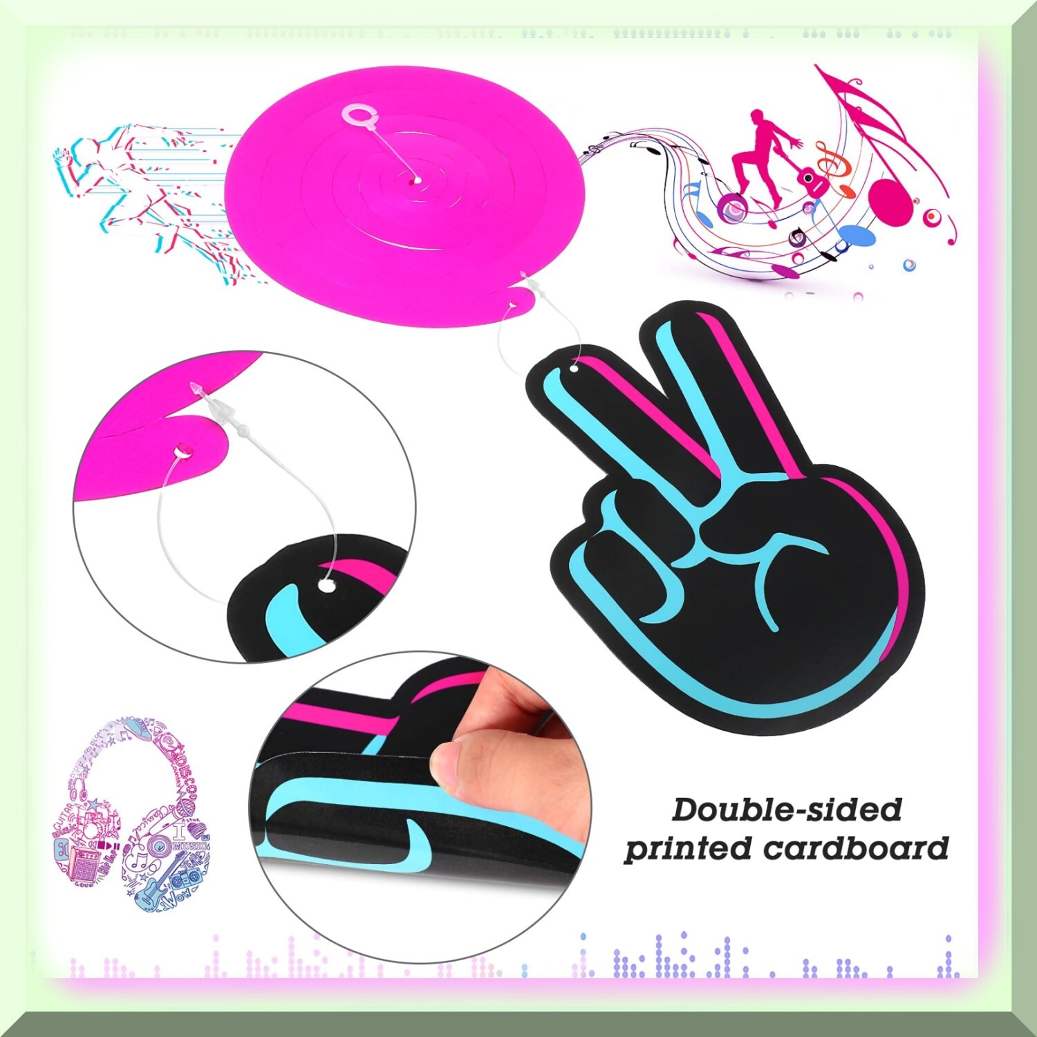 30-Piece Music Party Decor for All Ages