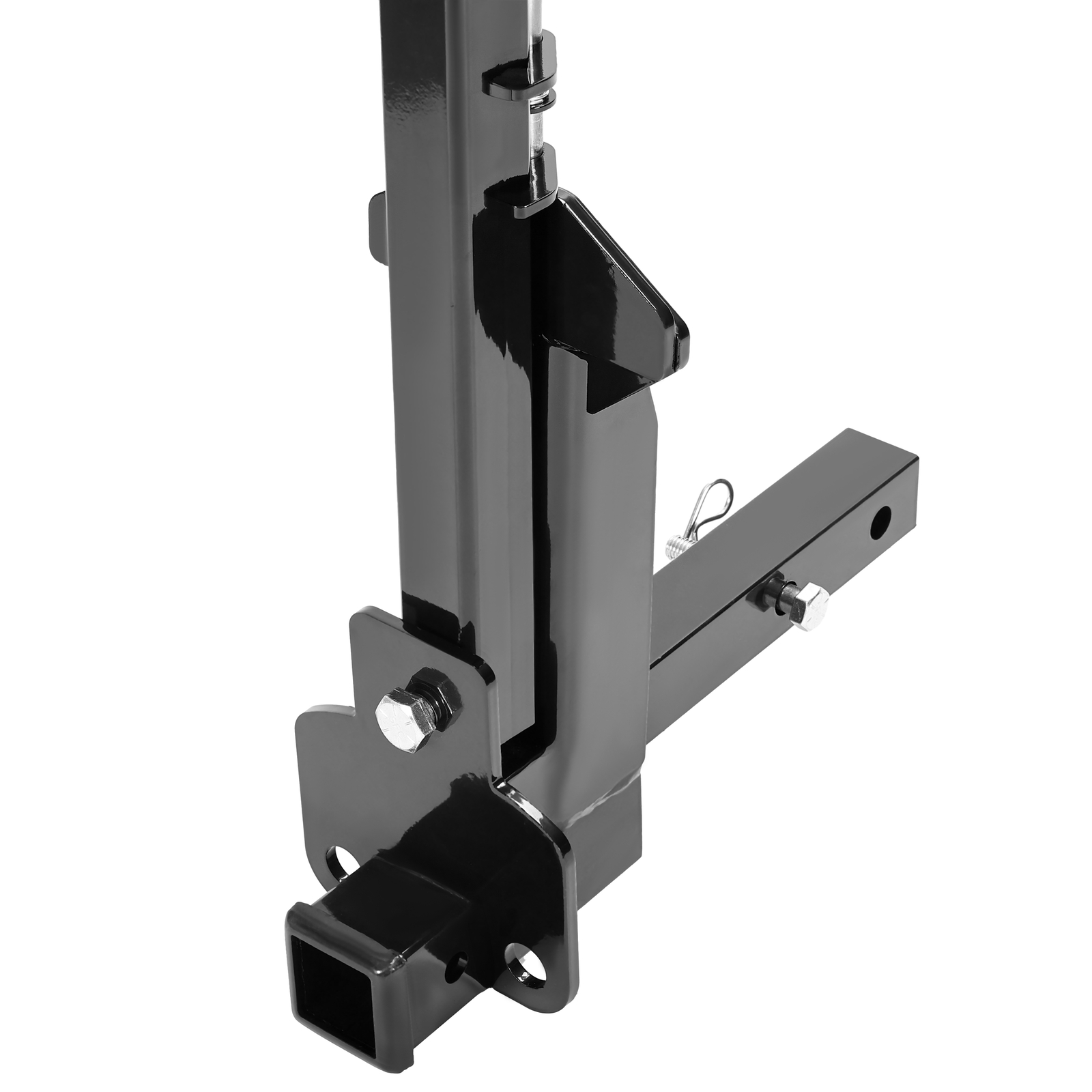 Hitch Mounted Spare Tire Carrier For 16" 16.5" 19.5" 22.5" 24" Motorhomes Wheels