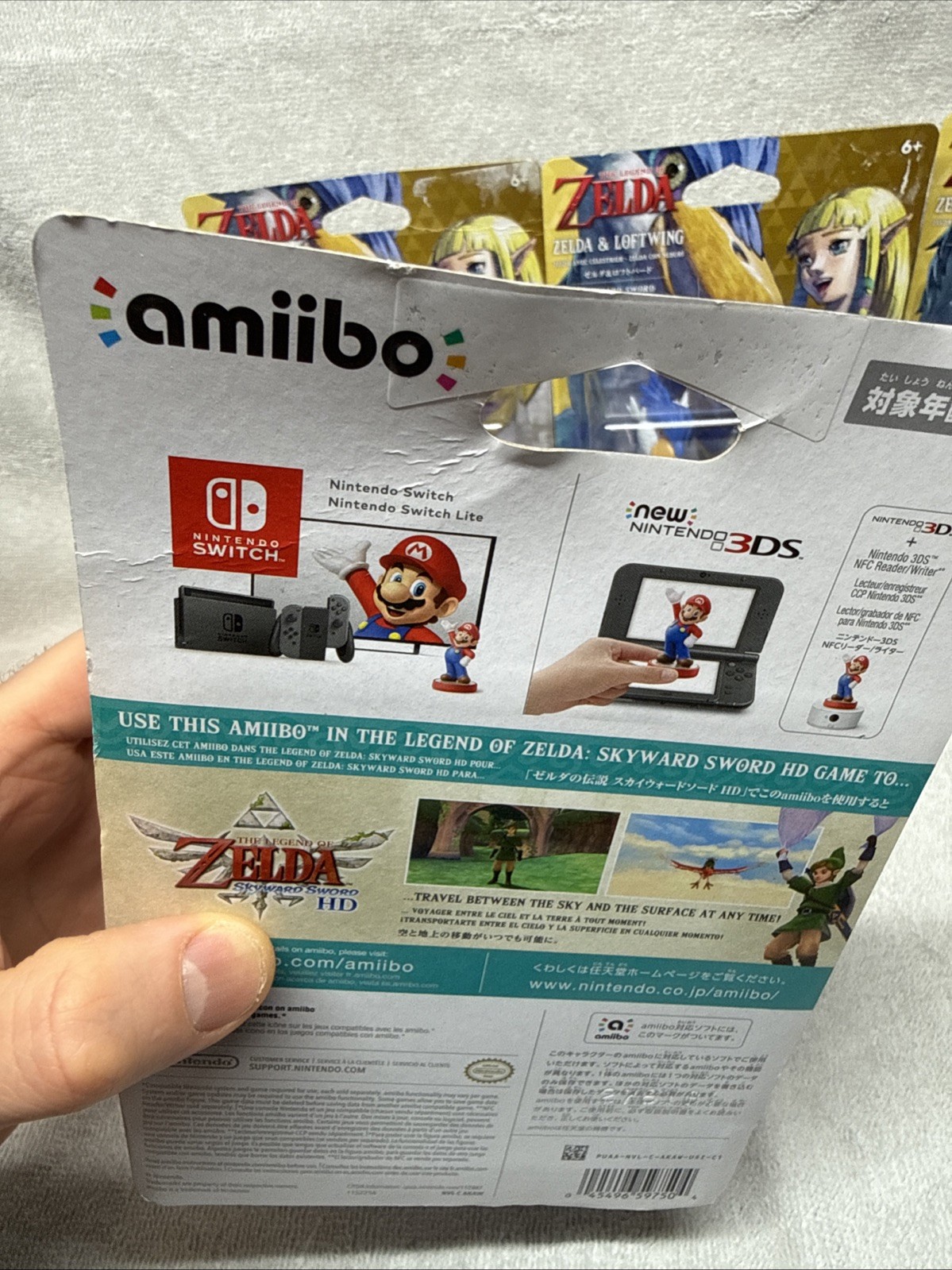 Zelda & Loftwing Amiibo Figure - The Legend of Zelda Skyward Sword