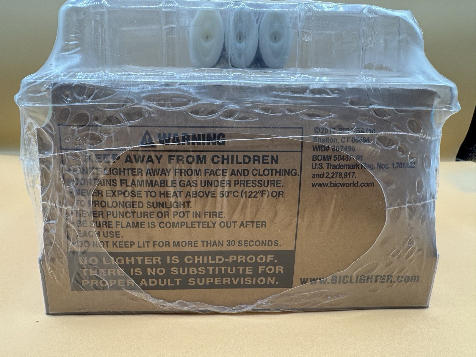 BIC Classic Lighters - Assorted Colors, 50-Count tray plus 3