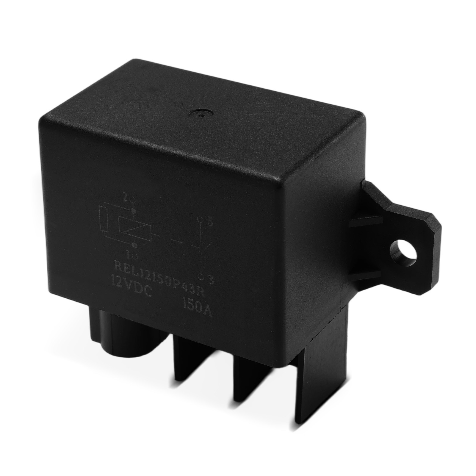 12V 150A 4-Pin Relay w/ Resistance & Bracket for Universal Car Trucks Vehicles