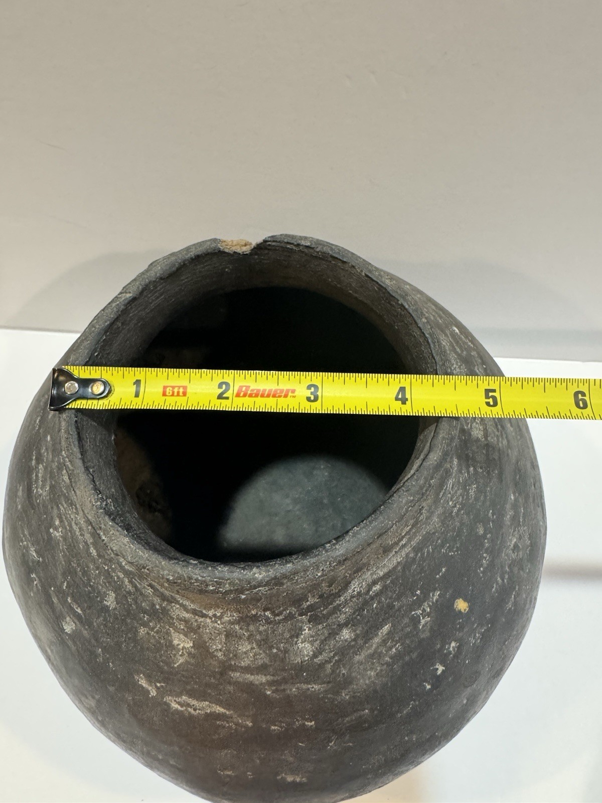 Historic Native American Olla Mississippian Era Clay Pottery Jug Primitive 10 in