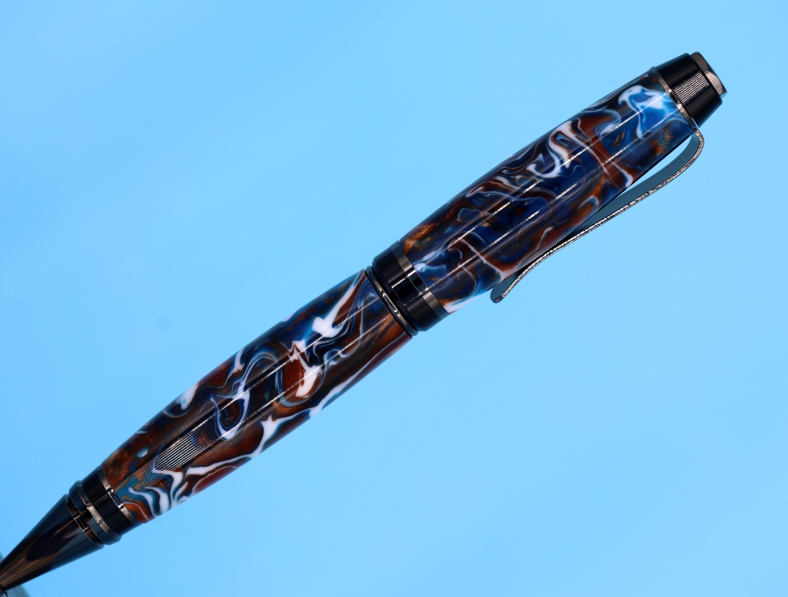 Popular Classic Cigar Ballpoint Pen in Gunmetal with Copper Canyon Color #129