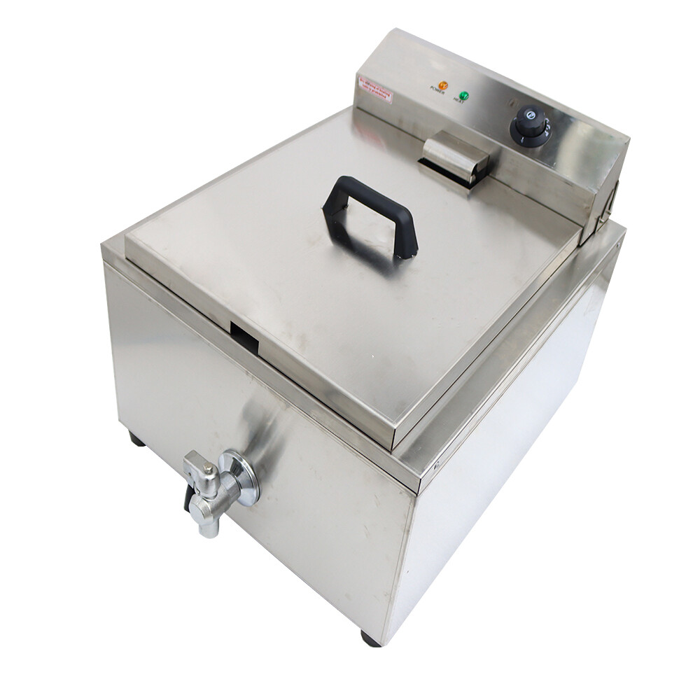 TECHTONGDA 110V Stainless Steel Multi-Purpose Funnel Cake Fryer for Donuts etc.