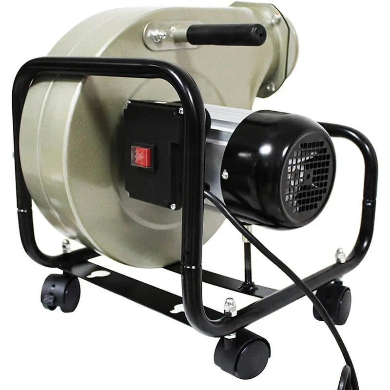 550CFM Airflow Dust Collector, 1HP 6.5A Wall-Mount Unit with Remote Control