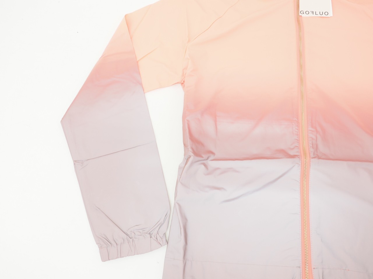 New! GOFLUO Billie Reflective Jacket Size XS Adult/Women's Coral/Pink