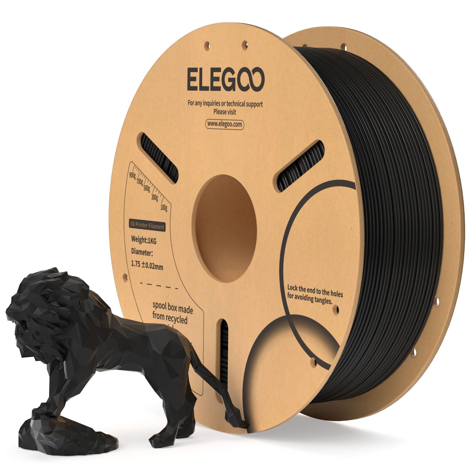 【Buy 6 Get 4 Free,Add 10】ELEGOO PLA Rapid PLA+ PETG TPU 3D Printer Filament 1KG