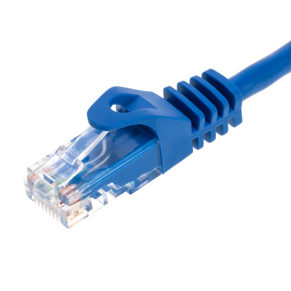 CAT6e/CAT6 Ethernet LAN Network RJ45 Patch Cable Blue 25FT - 200FT Multipack LOT