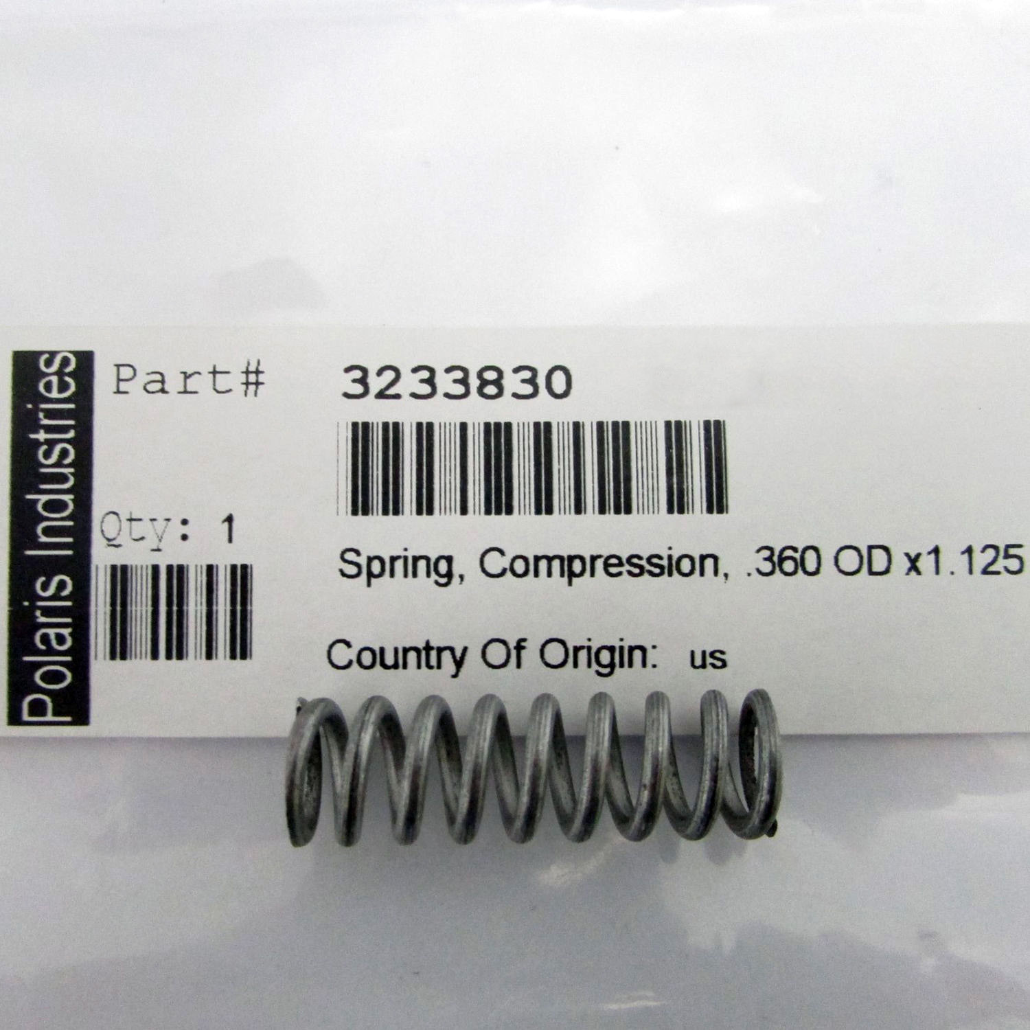 Polaris New OEM Compression Spring Drive Train Main Gearcase Ranger,Sportsman