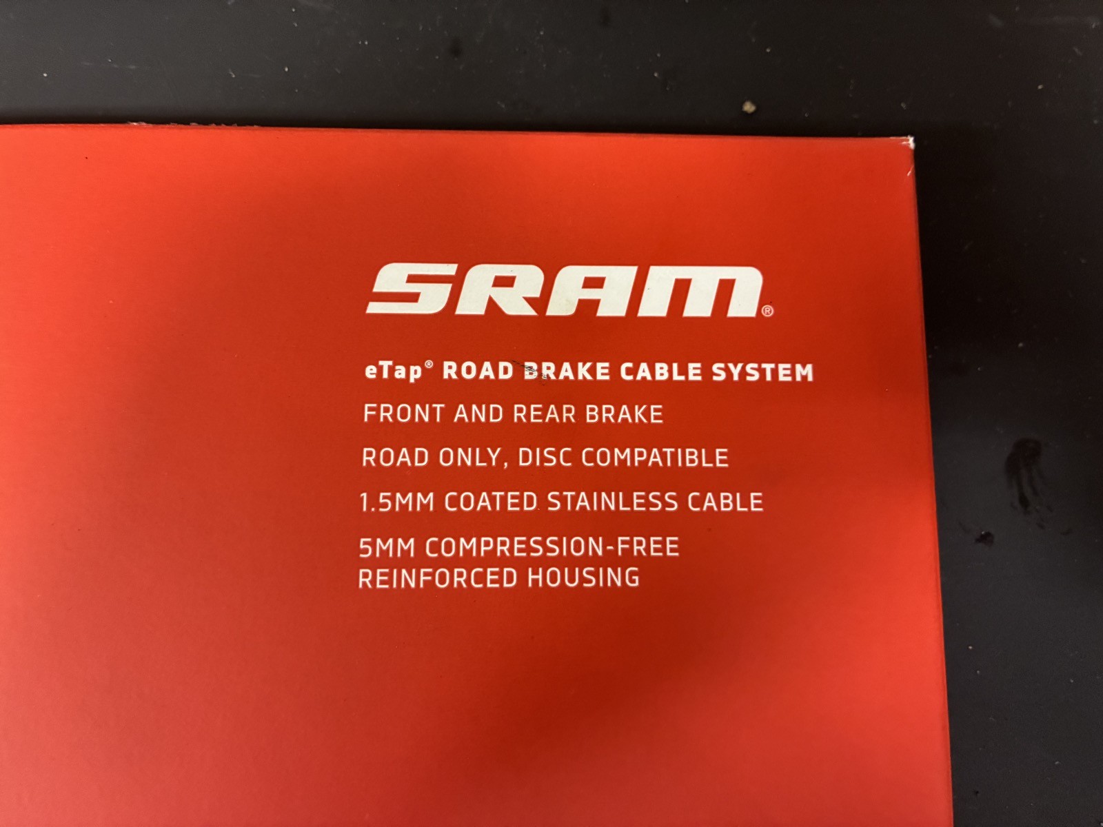 SRAM SlickWire Pro 5mm Road Brake Set with Compressionless Housing & Alu Ferules