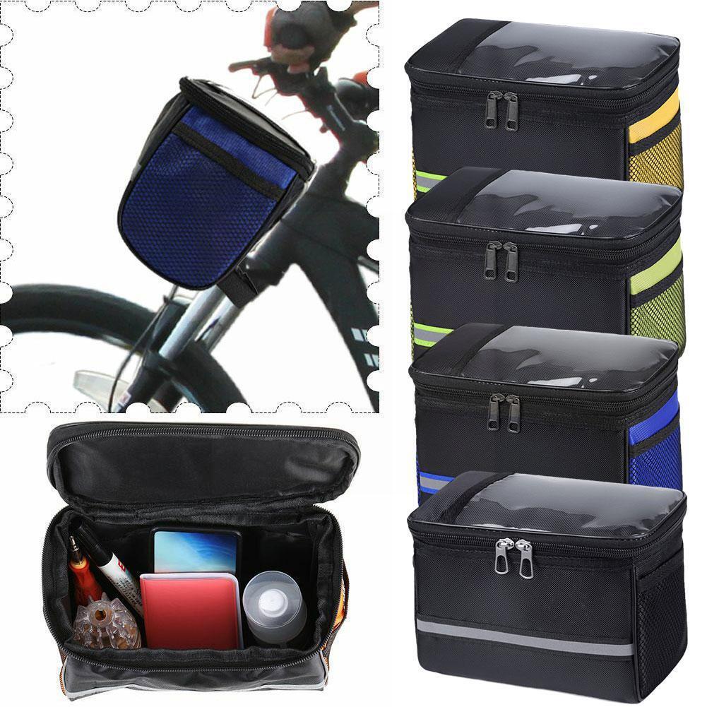 Collapsible Bike Basket Multi-Purpose Detachable Bike Handlebar Bag Front Basket