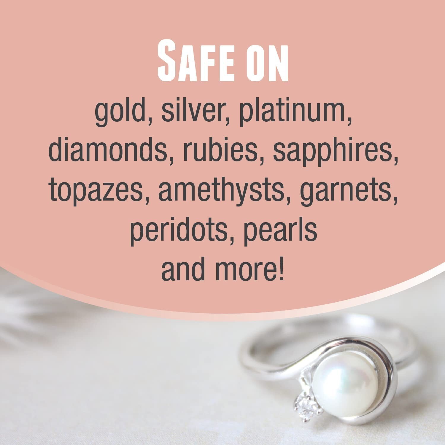 Jewelry Cleaner Solution For Ultrasonic Cleaner & More. Silver Gold Diamond Gem