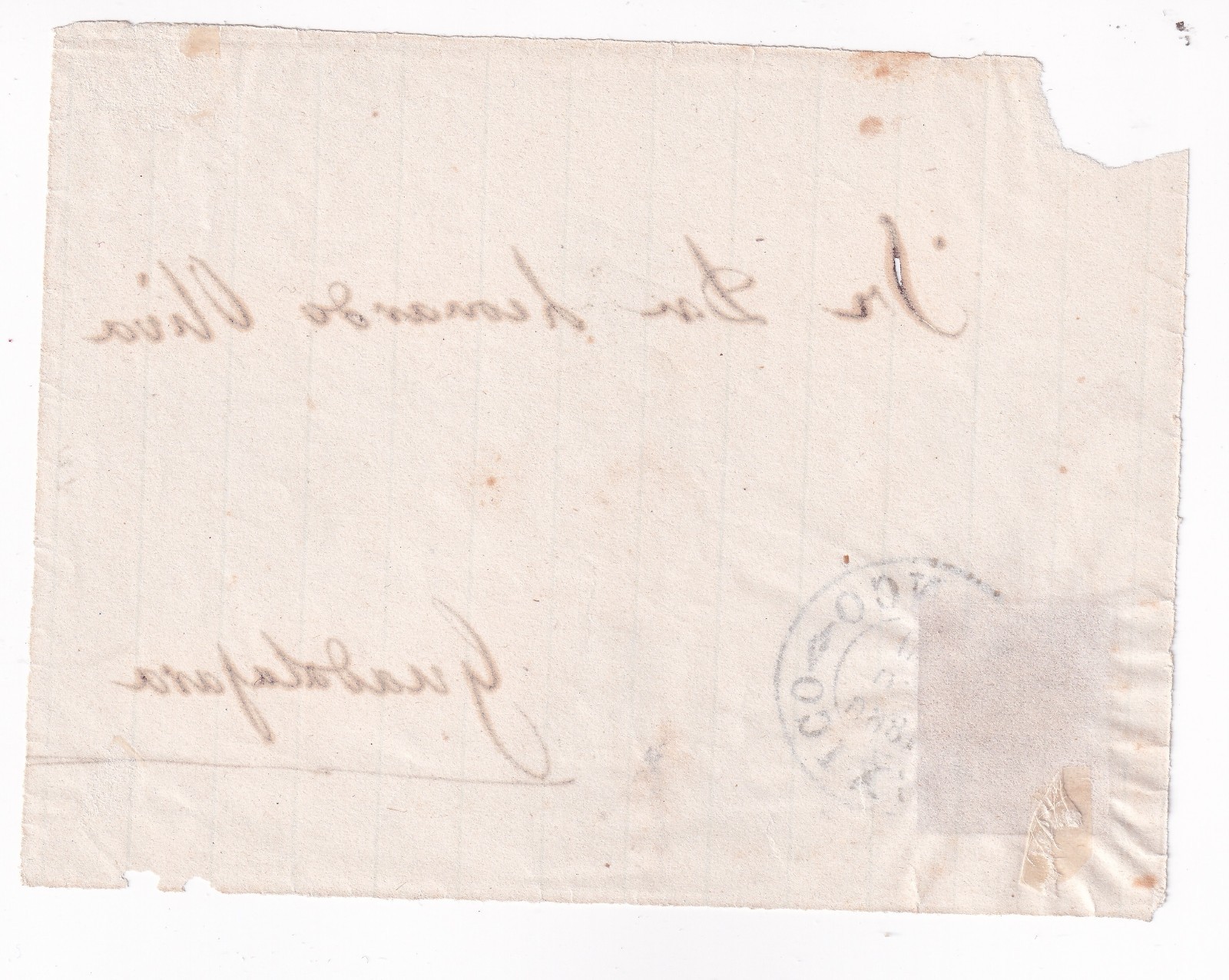 udq01 Mexico 1866 Maximilian Mexico 38-1866 Front Mexico to Guadalajara