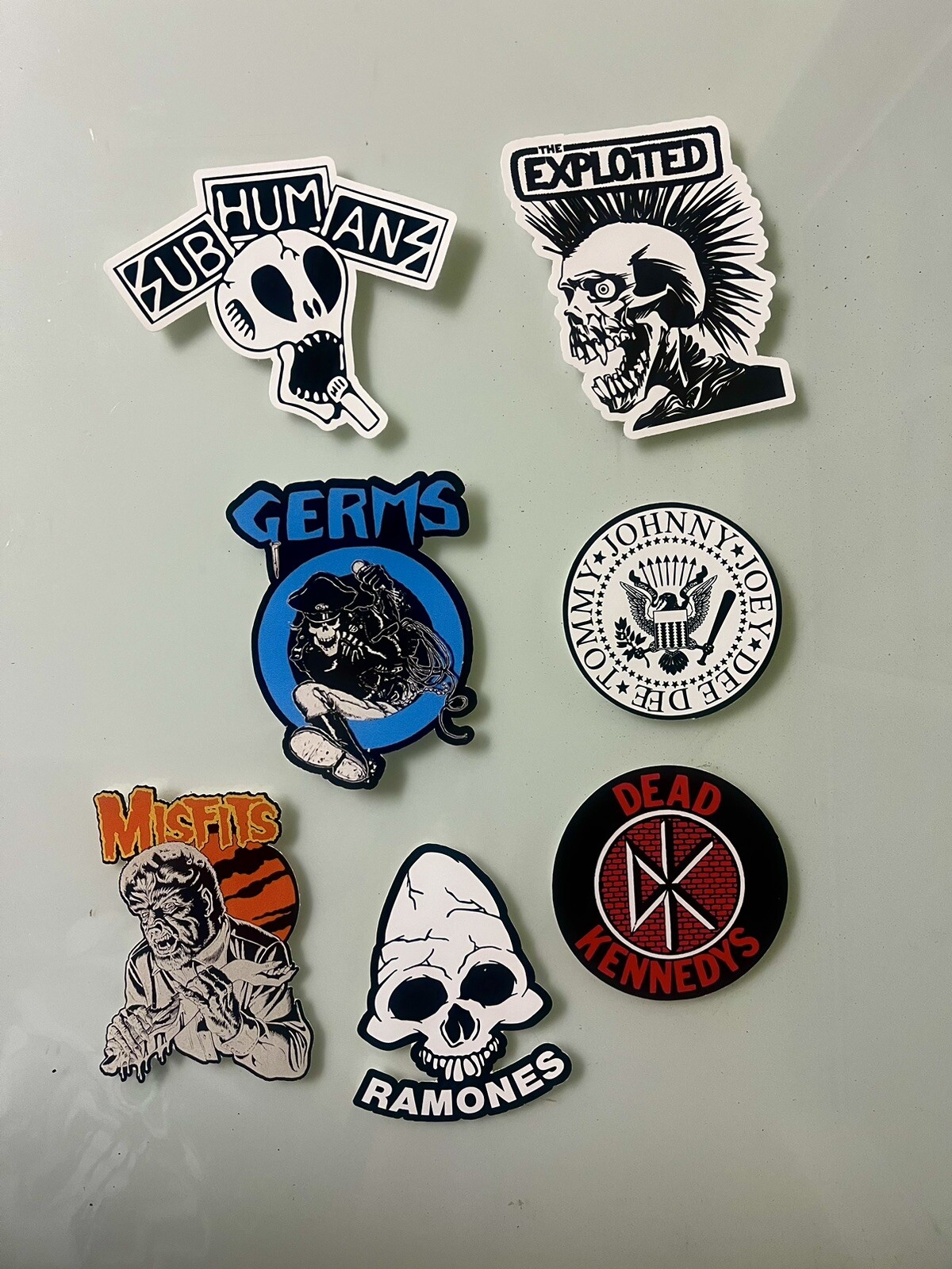 Punk Rock Sticker Lot - Ramones Rancid Dead Kennedy’s Fear