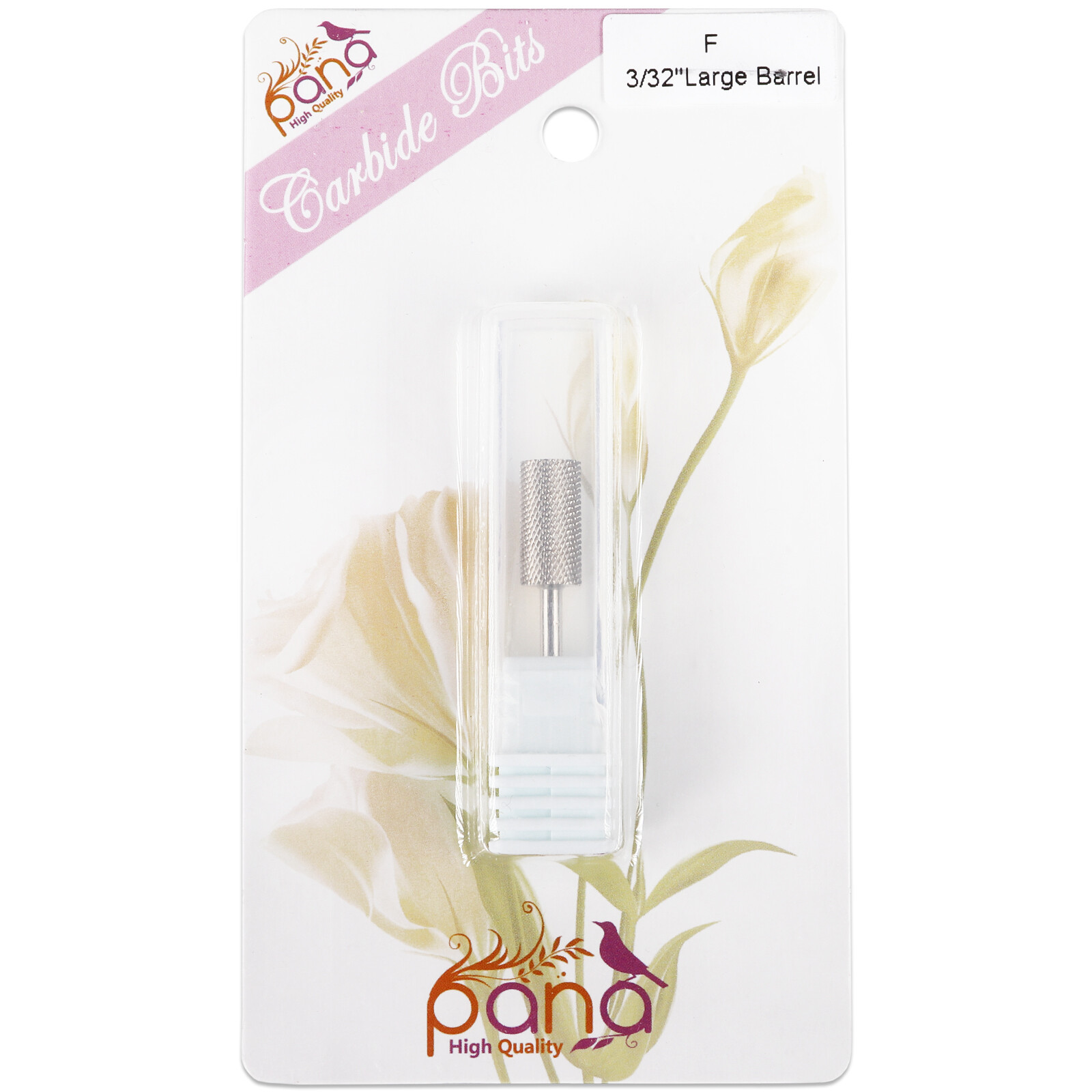 Professional Silver Large Barrel Nail Carbide Drill Bit Fine Grit