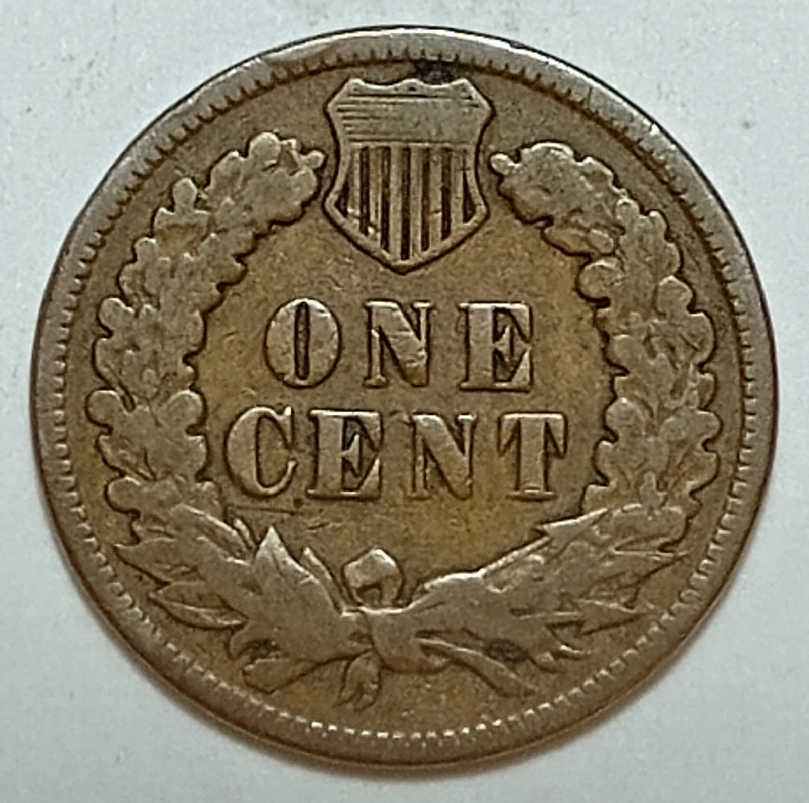 1888 Indian Head Cent Good- Very Good Average Circulated Condition Copper Penny