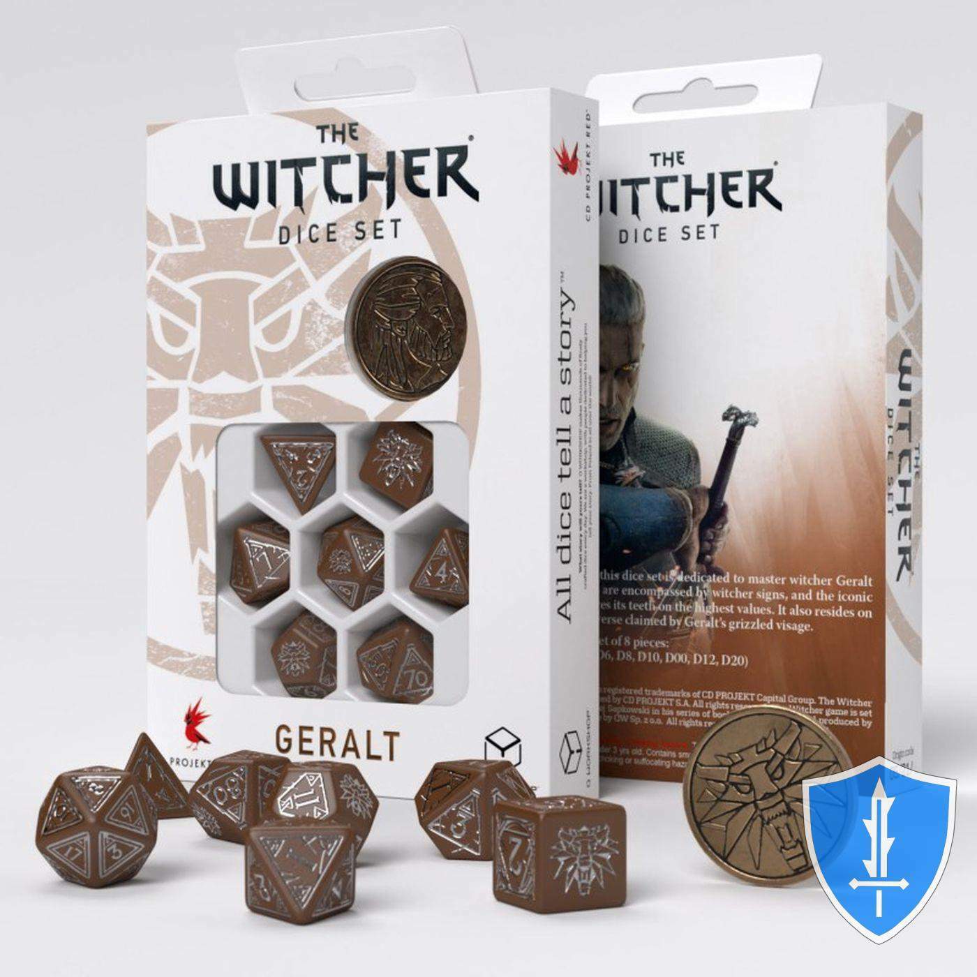 Q-Workshop The Witcher Geralt Roach's Companion Dice Set