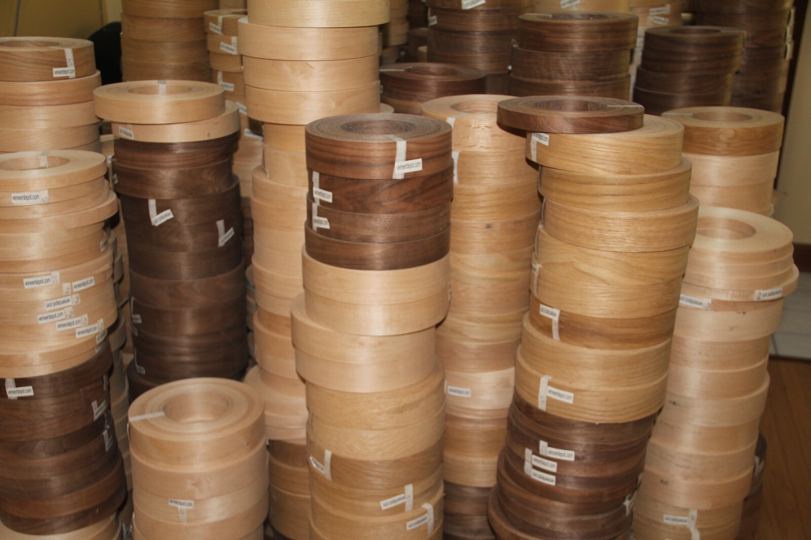 Walnut 2" x 160' Wood Veneer Edge Banding Fast Shipping NO Glue