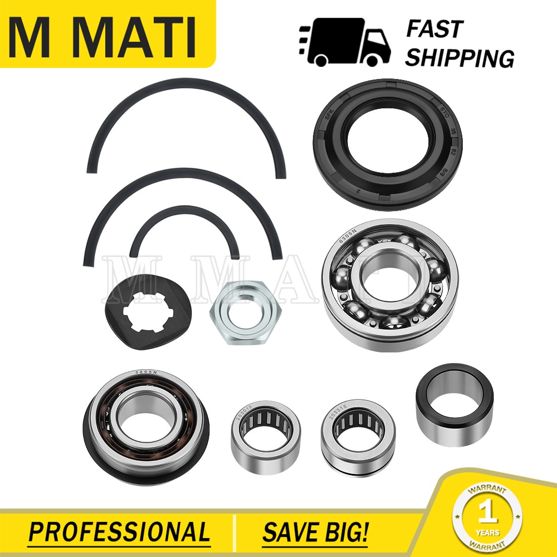 Transmission Bearings Kit For Yamaha Banshee 350 YFZ350 1987-2006 93311-22027-00