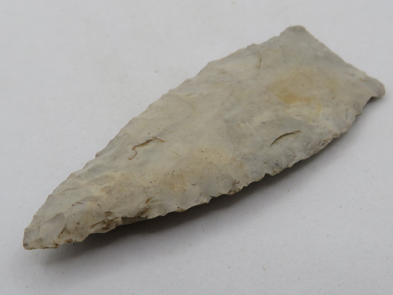AUTHENTIC 2 5/8" INDIAN DOVETAIL PROJECTILE POINT ARROWHEAD - SUBTLE COLORS! *