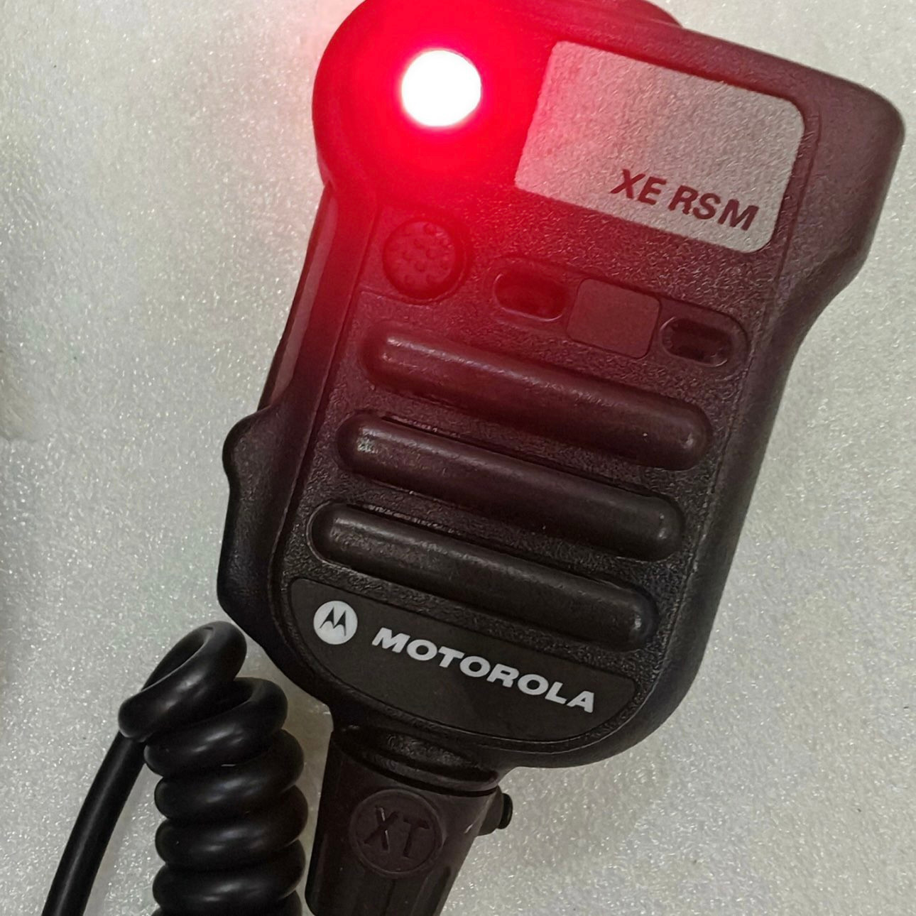 USED Motorola XE RSM Microphone Speaker black for APX Radio Series