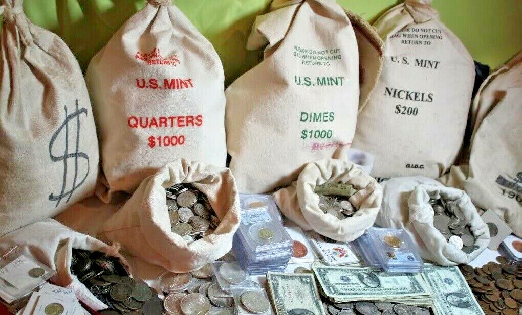 BIG GRAB BAG WITH OVER 80 COIN, SILVER, MINT, PROOF COINS, PR69 NGC/PCGS #NB5