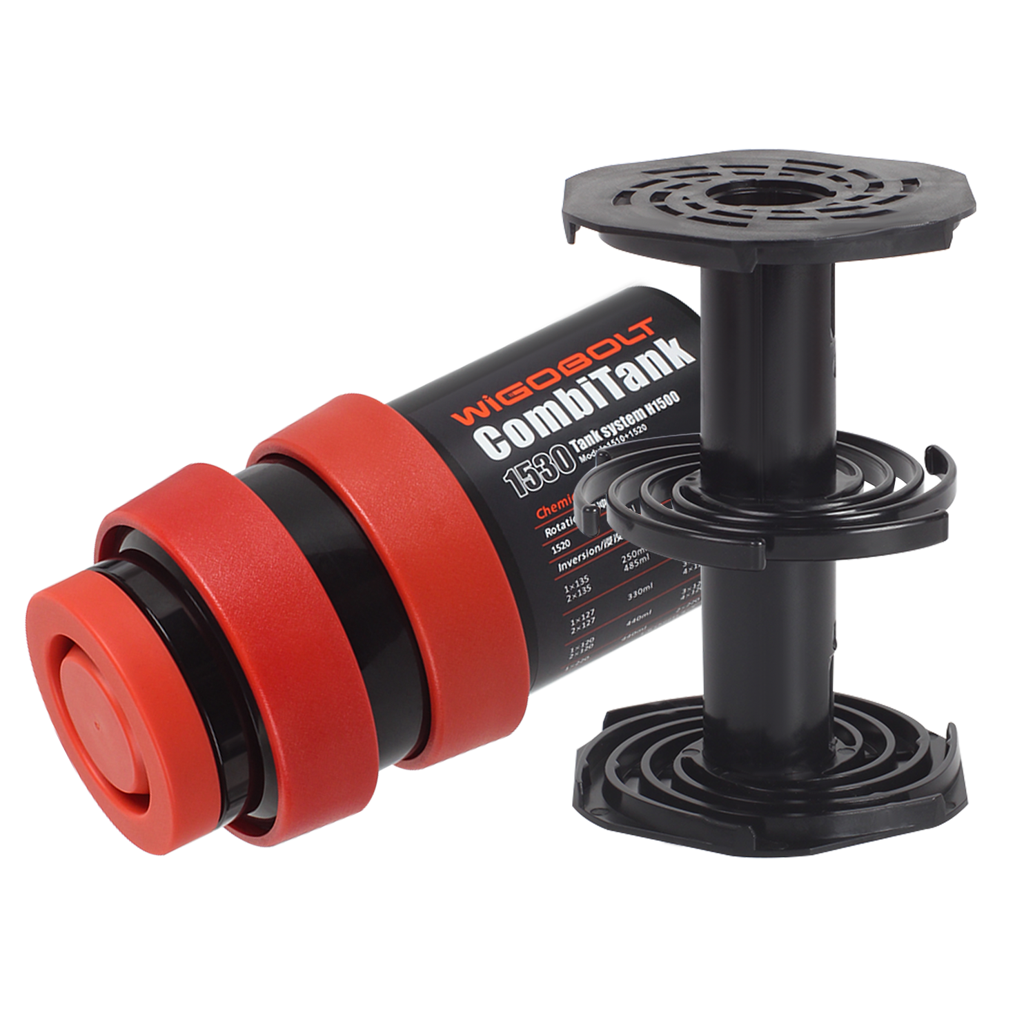 eTone Extended Developing Tank 3 Spirals 120 35 4x5 B/W film Darkroom Processing