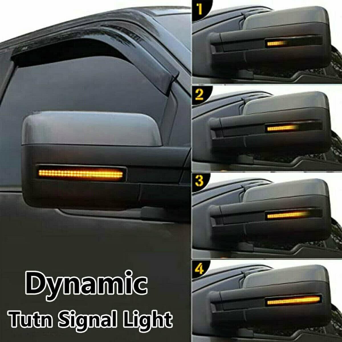 LED Side Mirror Sequential Turn Signal Light Lamp For Ford 2009-2014 F150 F-150