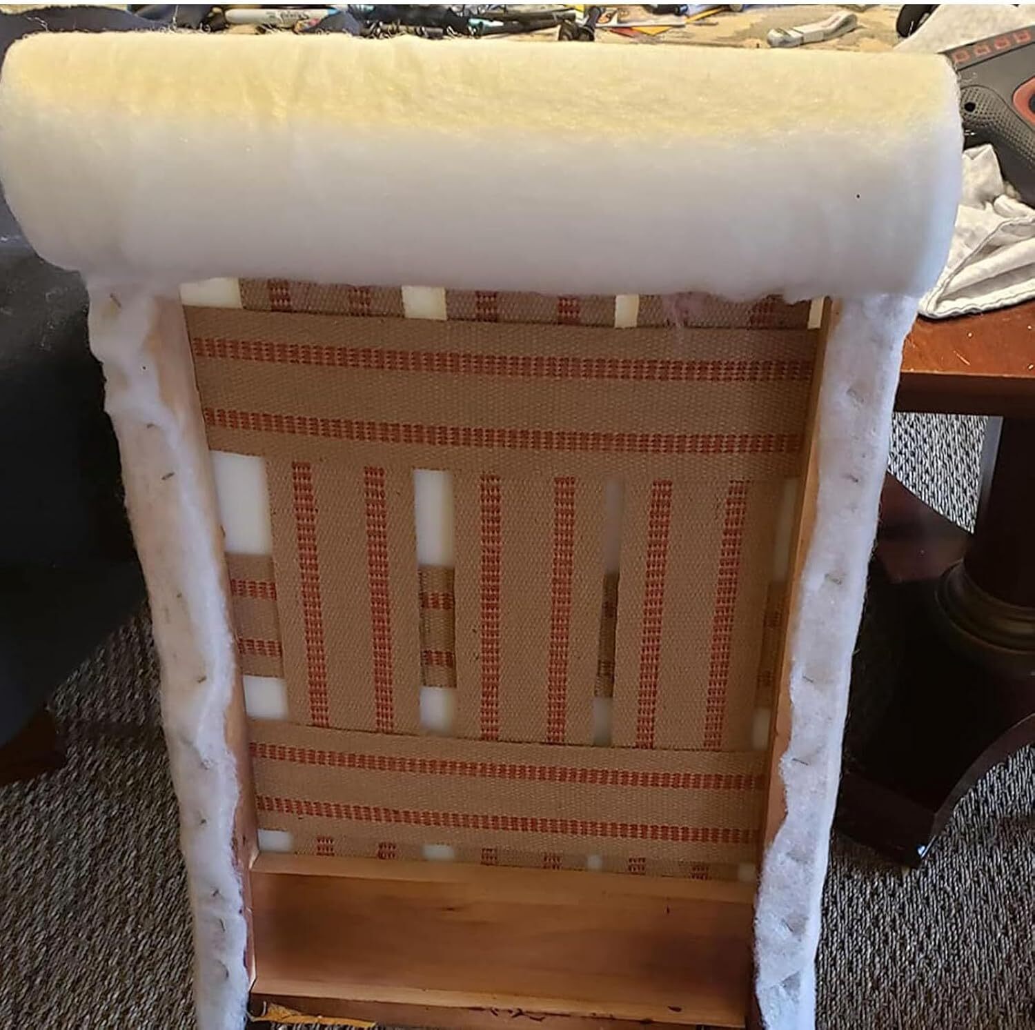 3.5"x10Yd Upholstery Jute Webbing Thickened Jute Chair Webbing Furniture Webbing