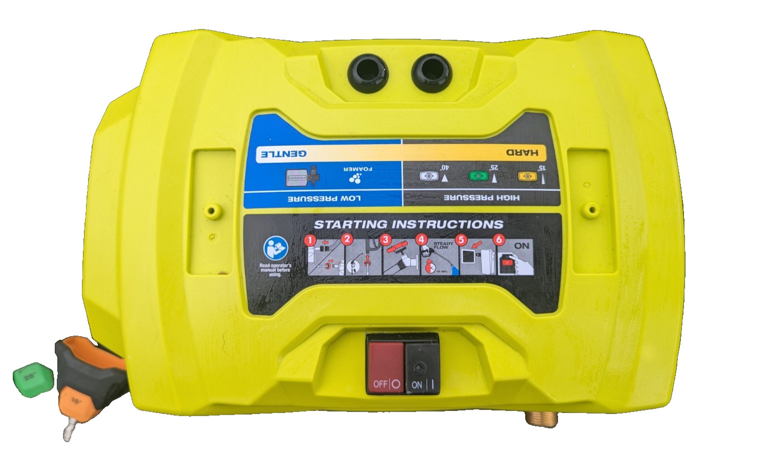 Ryobi RY14AM12 1.8 GPM Automotive High Flow Pressure Washer Kit