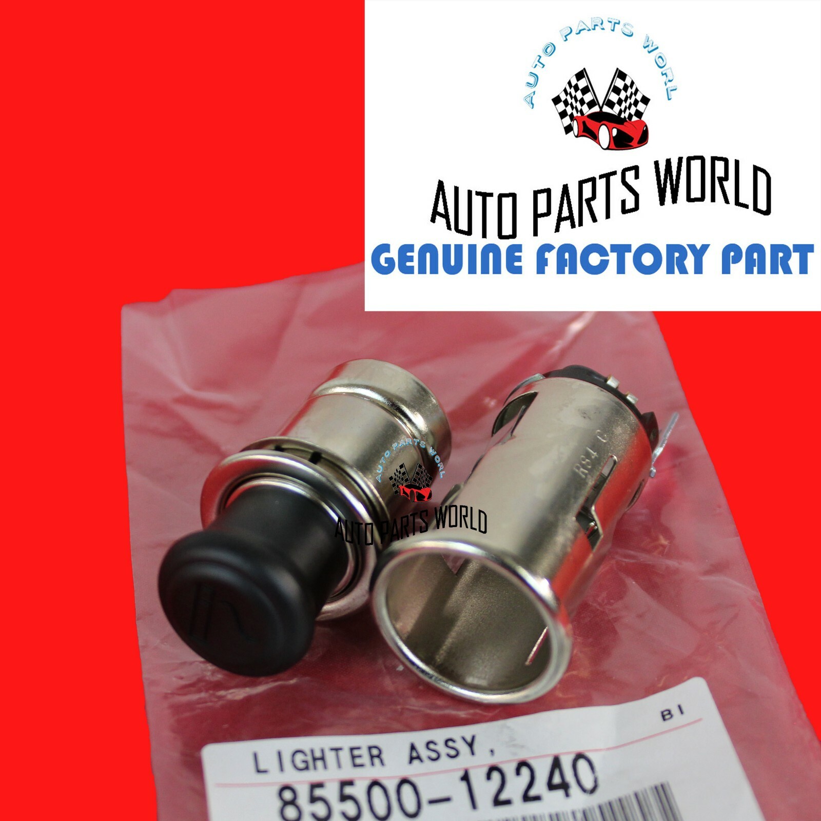 NEW GENUINE OEM LEXUS 2001-2005 IS300 CIGARETTE LIGHTER & BEZEL STAY SET