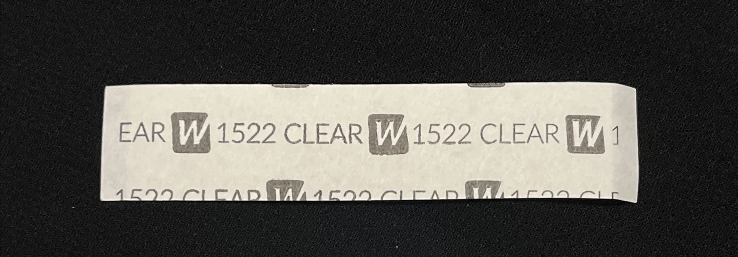Walker 3M 1522 Hairpiece Tape 216 Pc 3/4” x 3”Straight 6Pack-Poly Wig Toupee-New