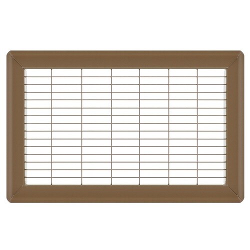 Heavy Duty Brown Floor Return Air Grilles - 60 Sizes