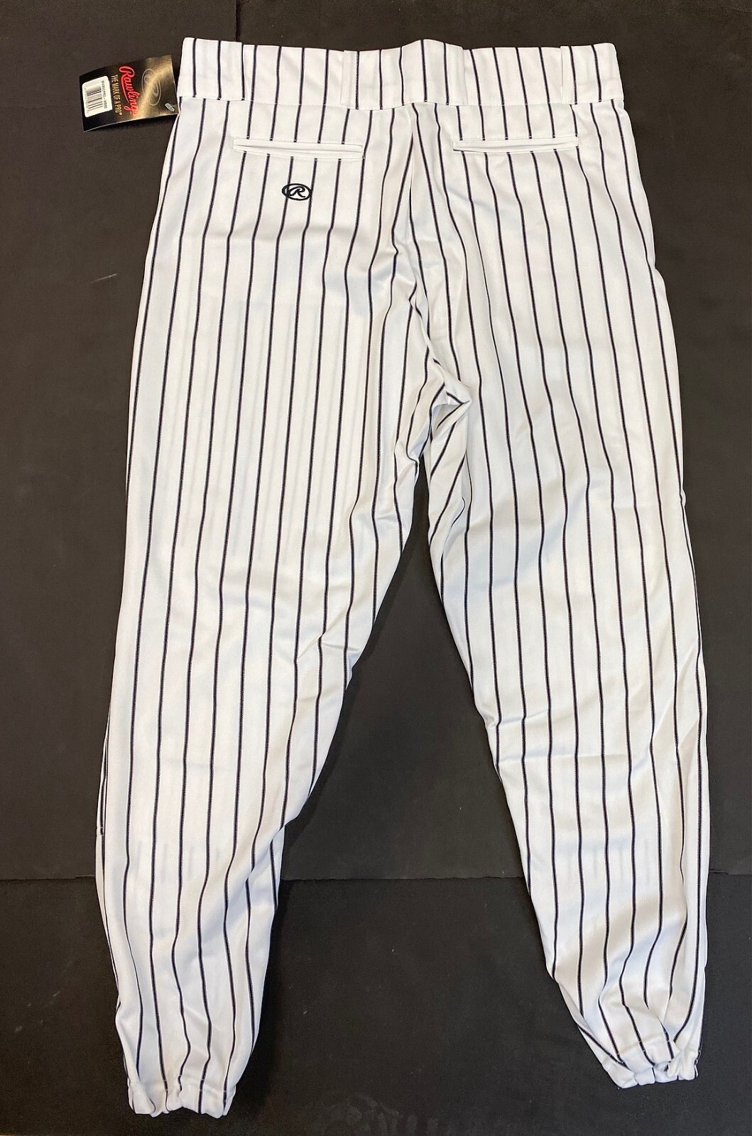 Rawlings WKBSCPRO White/Black Pinstripe Baseball Pants Adult