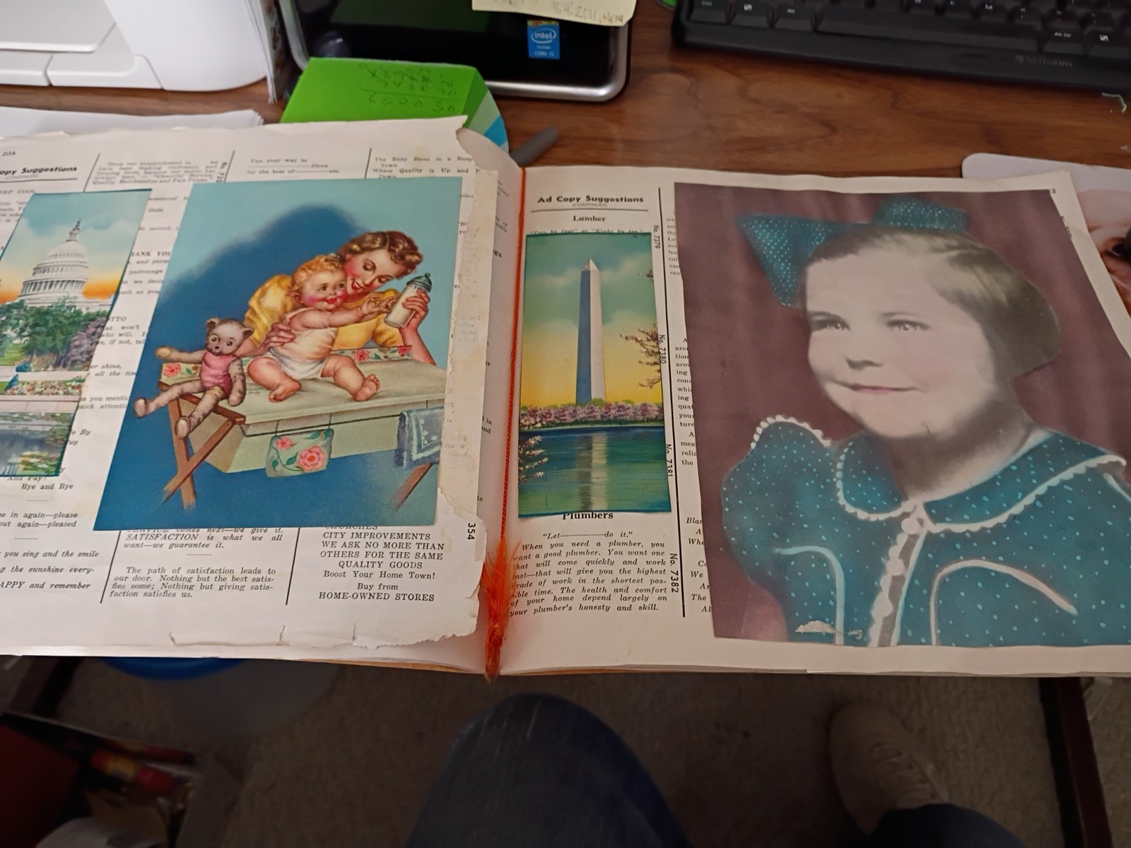 Vintage 1942 Paper Advertising Fans Catalog