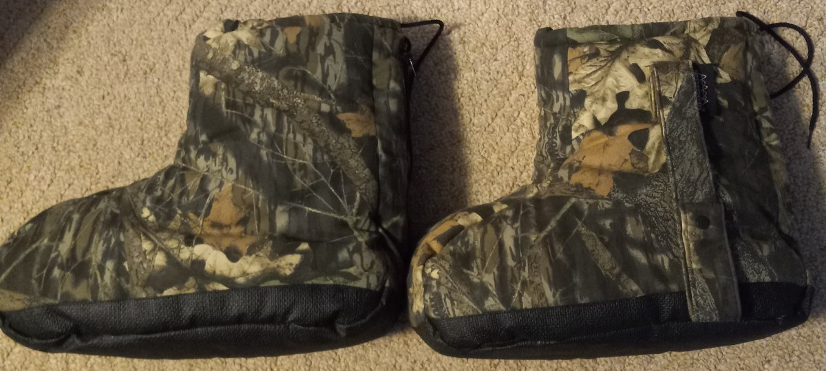 New! Mossy Oak Icebreaker Insulated Boot Covers Size M 8-10 Camo Blanket Breakup