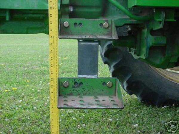 USA - STEP EXTENSION JOHN DEERE 2510 3010 4010 2520 3020 4020  BARE METAL FINISH