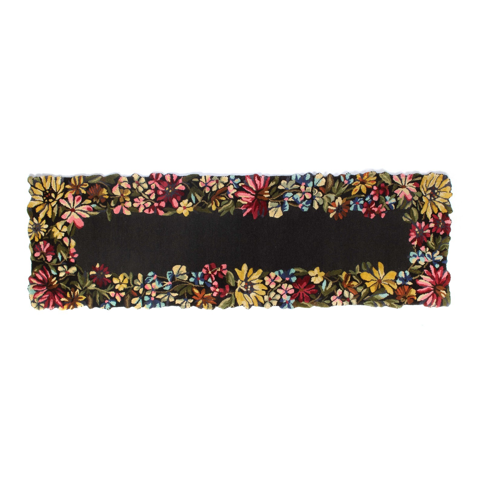 MacKenzie-Childs butterfly garden rug 2'6"x8' NIP | Retired