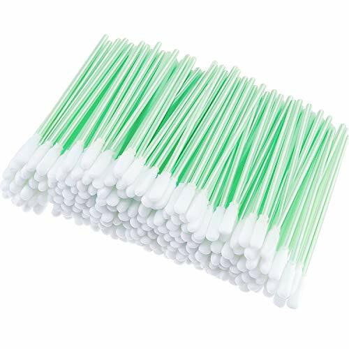 200 Pieces Foam Swab Cleaning Swab Foam Tips Sponge  Assorted Sizes , Colors