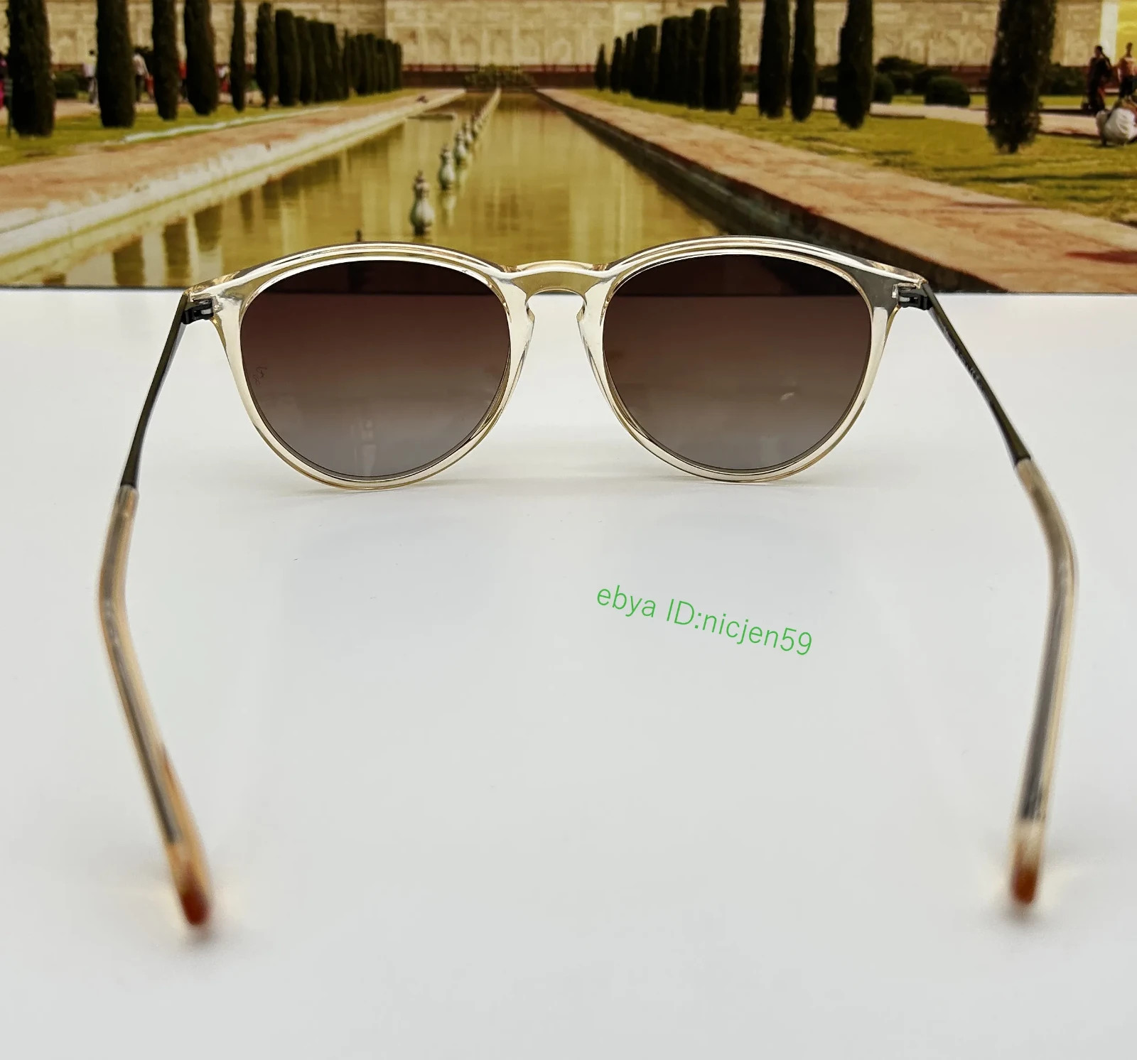 Ray-Ban RB4171P Erika Color Mix Polarized Brown Gradient Sunglasses 6514/13 54mm